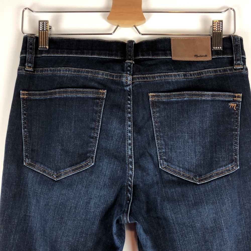 Madewell women’s dark wash blue skinny skinny leg 5 pocket jeans Size 28 - Picture 5 of 7